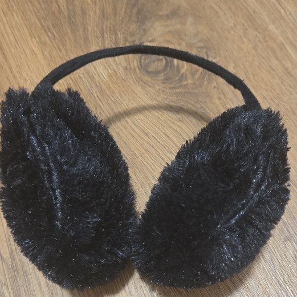 Other - Black Furry Earmuffs